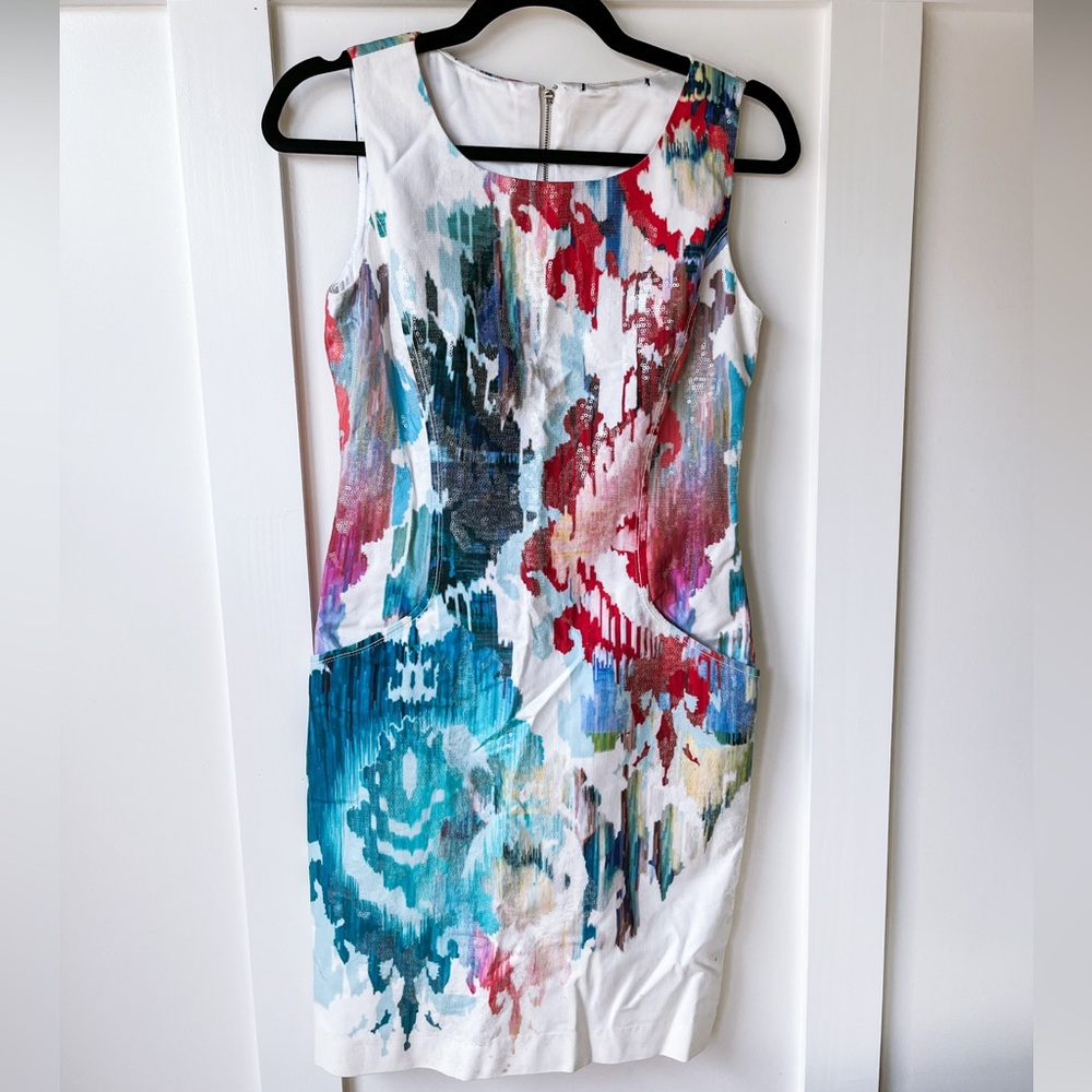 Elie Tahari Multicolor Sleeveless Dress